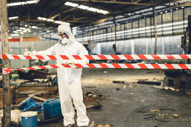 Professional Unattended Death Cleanup technician working in Dover, FL